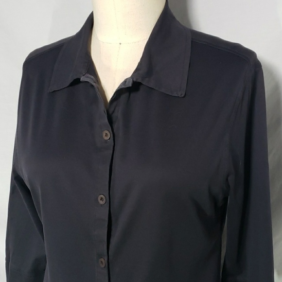 Transit PAR SUCH navy blue butto down collar shirt - Picture 2 of 7